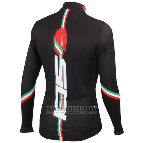 2014 Fahrradbekleidung Castelli SIDI Shwarz und Rot Trikot Langarm und Tragerhose